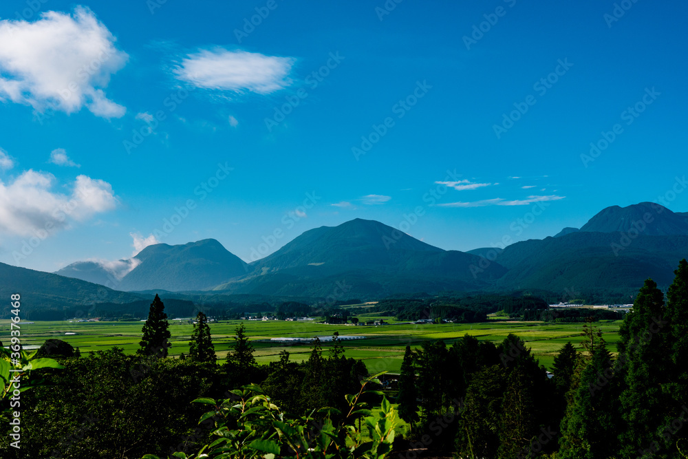 Fototapeta premium くじゅう連山