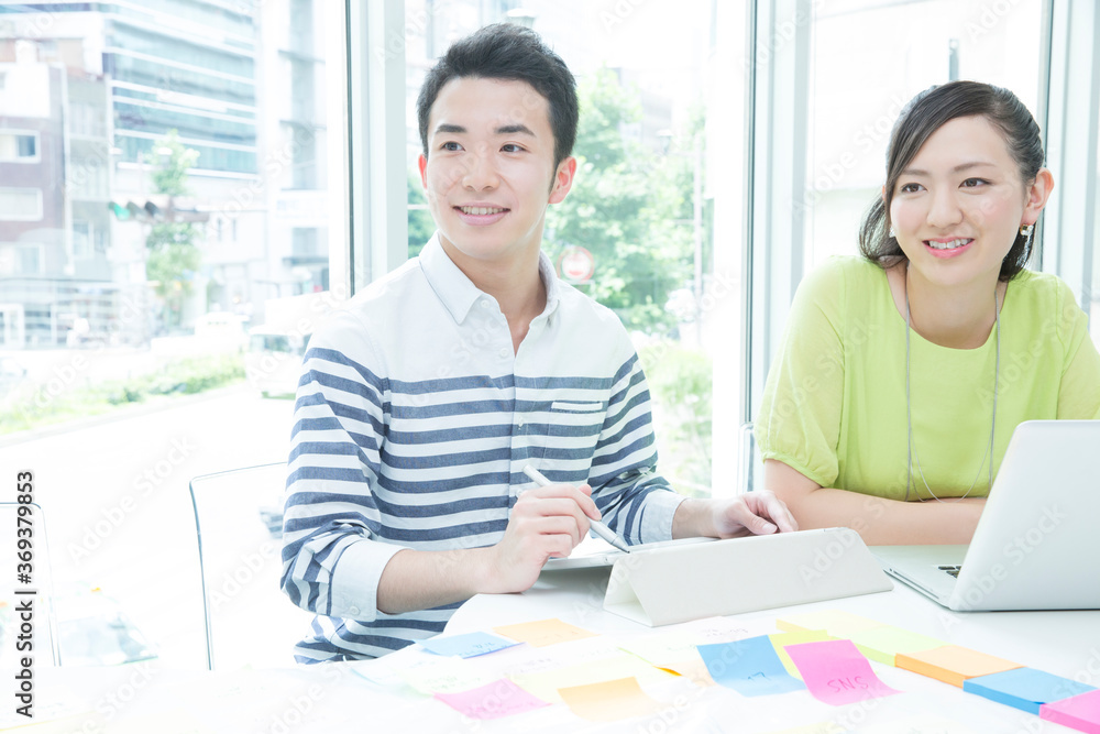 Obraz premium 打ち合わせイメージ