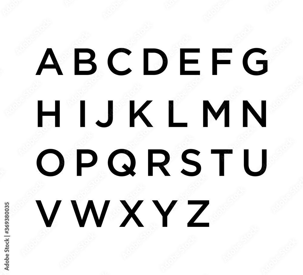 Alphabets icon vector logo design template