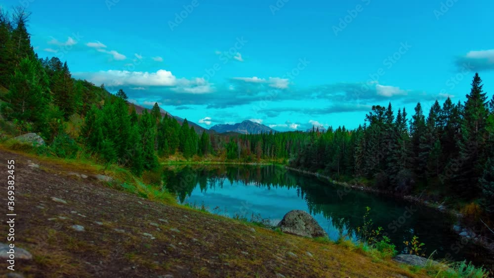 Lake 3 Still Lake into Star Lapse Time Lapse 4K Lake 3 Still Lake into Star Lapse Time Lapse 4K