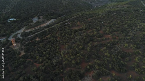 Mount in Palencia,Spain. Aerial Drone Footage photo