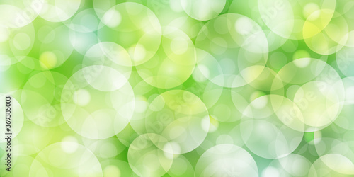 新緑　水玉　水彩　背景