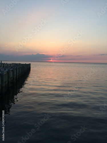 Sunset on the Sea