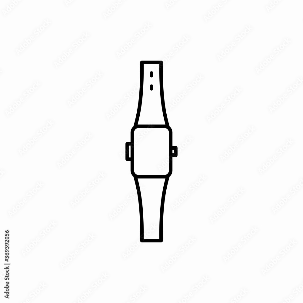 Outline smart watch icon.Smart watch vector illustration. Symbol for web and mobile Outline smart watch icon.Smart watch vector illustration. Symbol for web and mobile