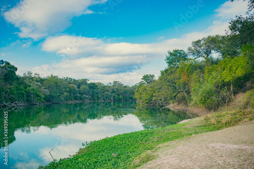 Fotografia lago El Salado, castelli - chaco - argentina