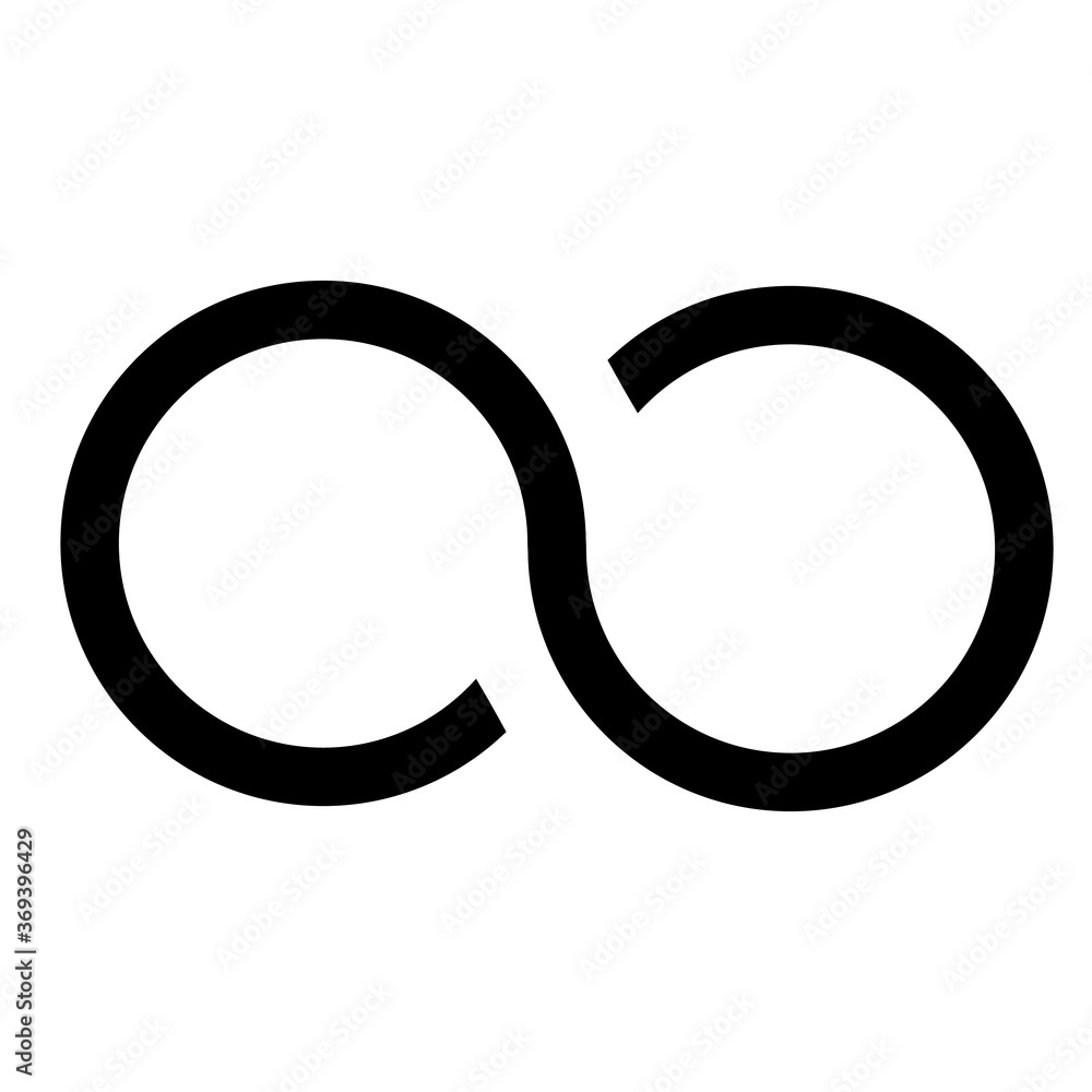Infinity Logo Design Vector Illustration Infinity Logo Design Vector Illustration