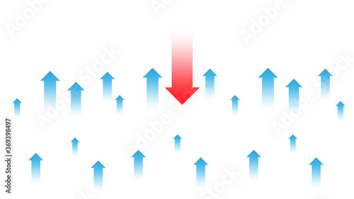 illustration of leadership success business concept