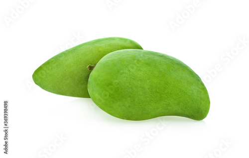 Wallpaper Mural Mango green isolated on white background. Torontodigital.ca