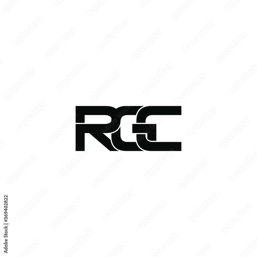 rgc letter original monogram logo design rgc letter original monogram logo design