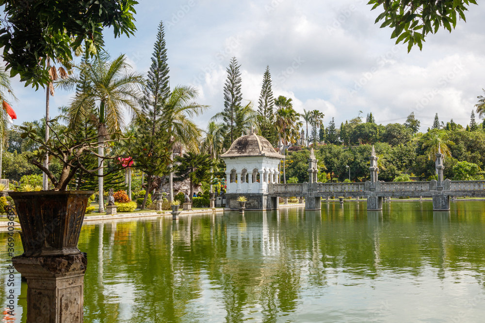 Old raja's palace Taman Ujung Sukasada (Taman Ujung Water Palace), Karangasem, Bali Island, Indonesia