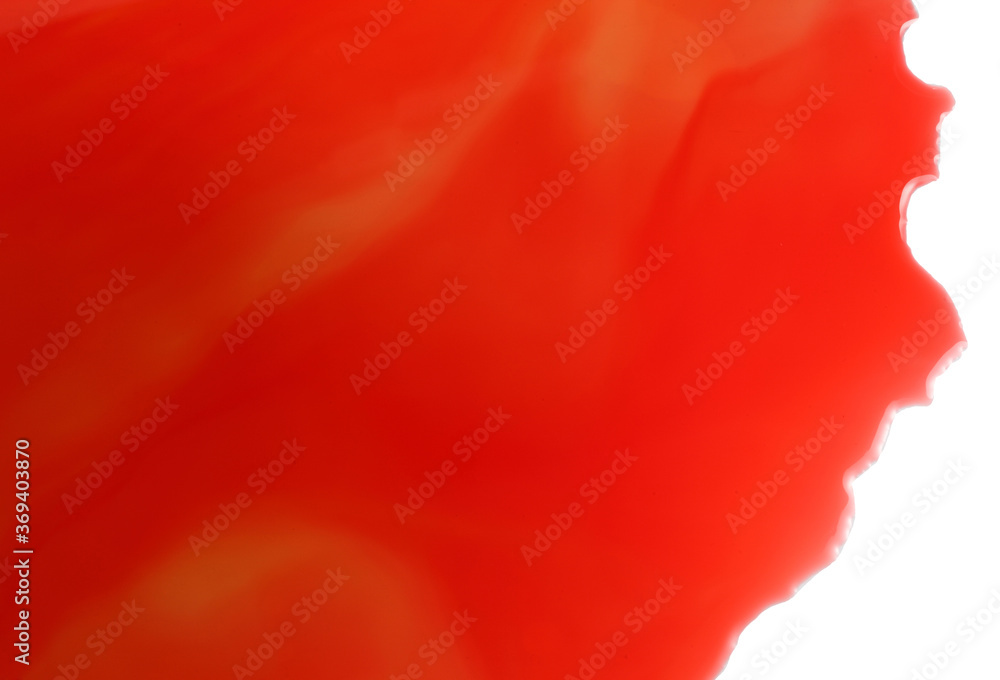 texture of red water on white background texture of red water on white background
