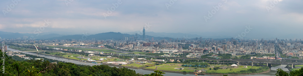 Taipei Sonshan Airport & Taipei 101 Building, Taiwan Taipei Sonshan Airport & Taipei 101 Building, Taiwan