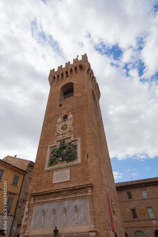 Torre del Borgo in Recanati (Recanati Tower, Macerata - Italy)