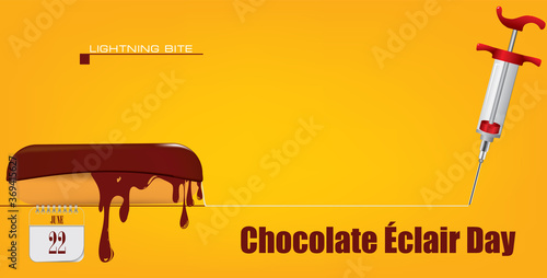 Postcard Chocolate Eclair Day