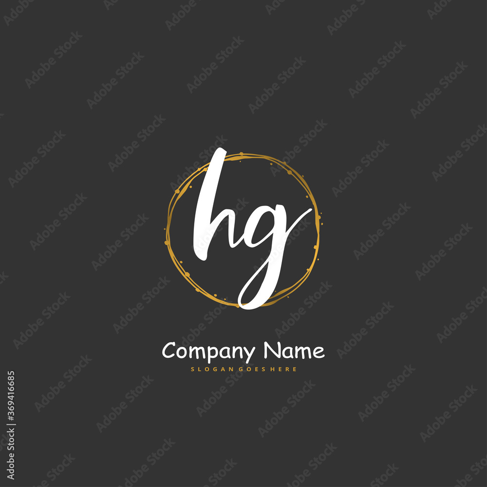 H G HG Initial handwriting and signature logo design with circle. Beautiful design handwritten logo for fashion, team, wedding, luxury logo. H G HG Initial handwriting and signature logo design with circle. Beautiful design handwritten logo for fashion, team, wedding, luxury logo.