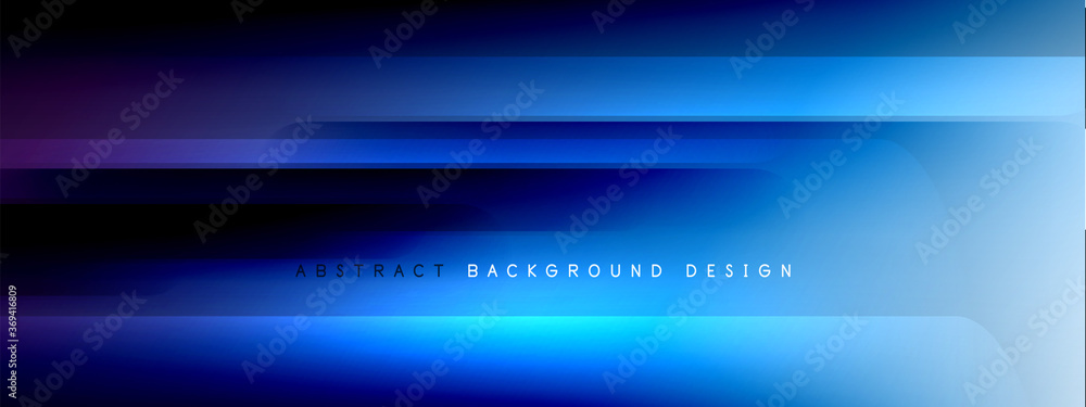 Motion concept neon shiny lines on liquid color gradients abstract backgrounds. Dynamic shadows and lights templates for text