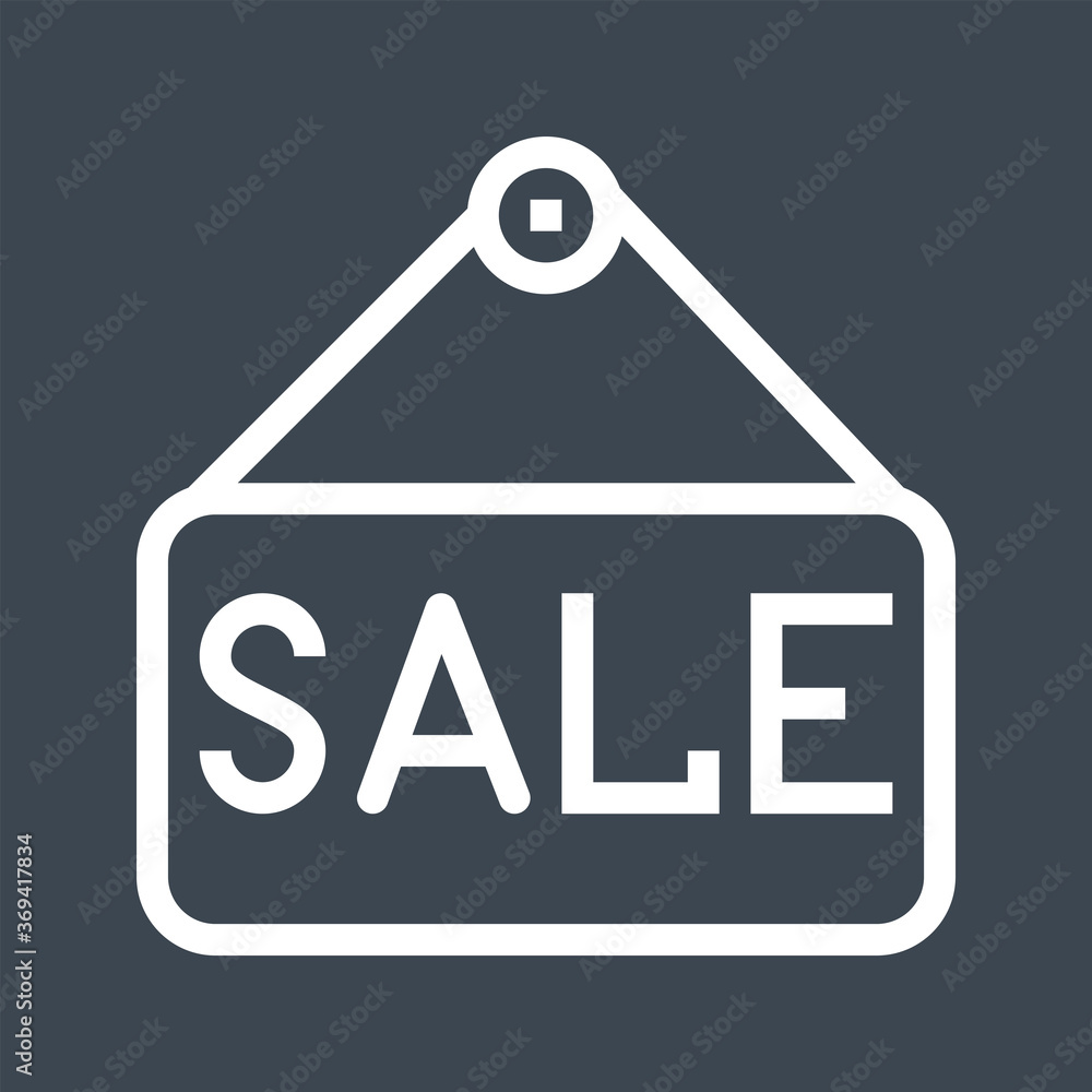 Nameplate Sale Thin Line Vector Icon. Flat icon isolated on the black background. Editable EPS file. Vector illustration. Nameplate Sale Thin Line Vector Icon. Flat icon isolated on the black background. Editable EPS file. Vector illustration.