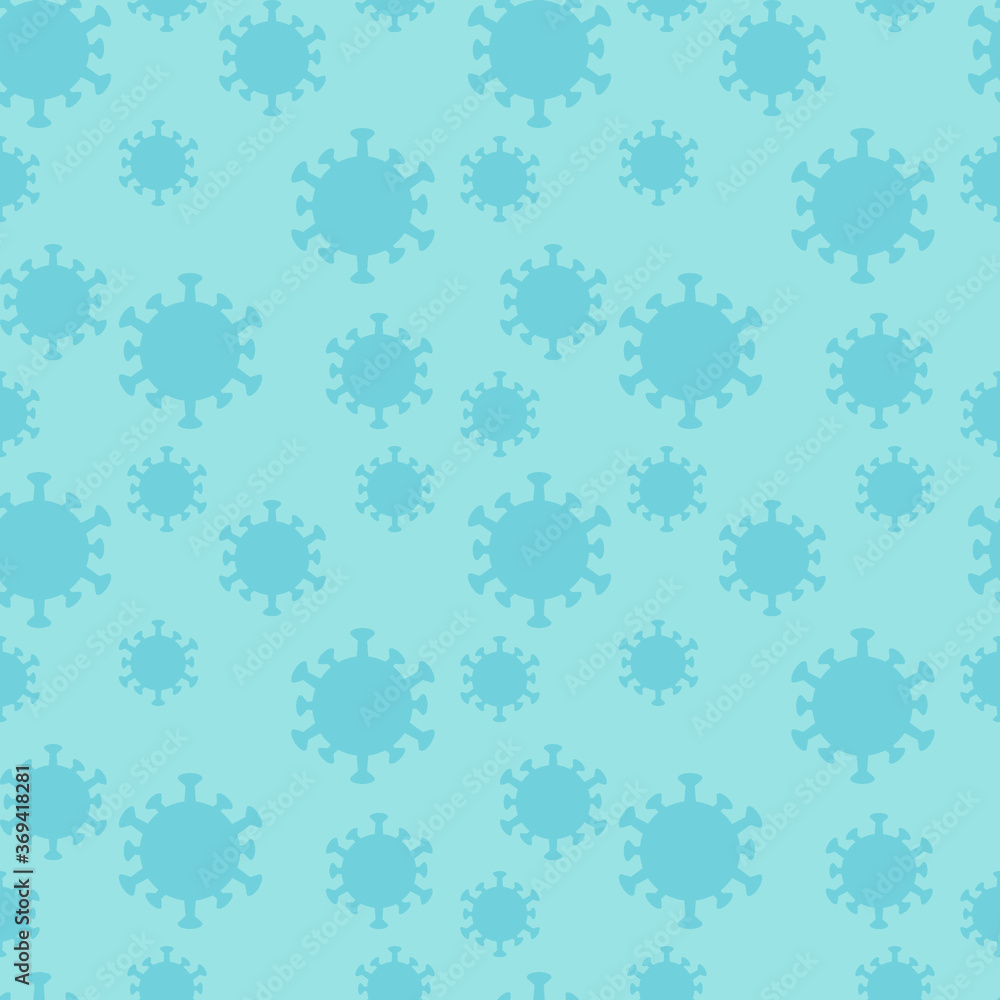 Coronavirus pattern. Background For banners and websites. Pattern with cells of coronavirus. Vector pattern. Flat illustration. A viral pandemic. Coronavirus pattern. Background For banners and websites. Pattern with cells of coronavirus. Vector pattern. Flat illustration. A viral pandemic.