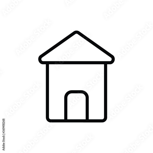 Home, House Icon Logo Vector Isolated. Furniture and Household Icon Set. Editable Stroke and Pixel Perfect.