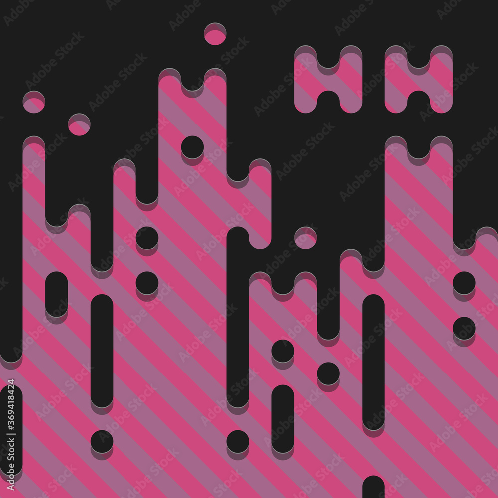Abstract Rounded Color Lines halftone transition background illustration Abstract Rounded Color Lines halftone transition background illustration