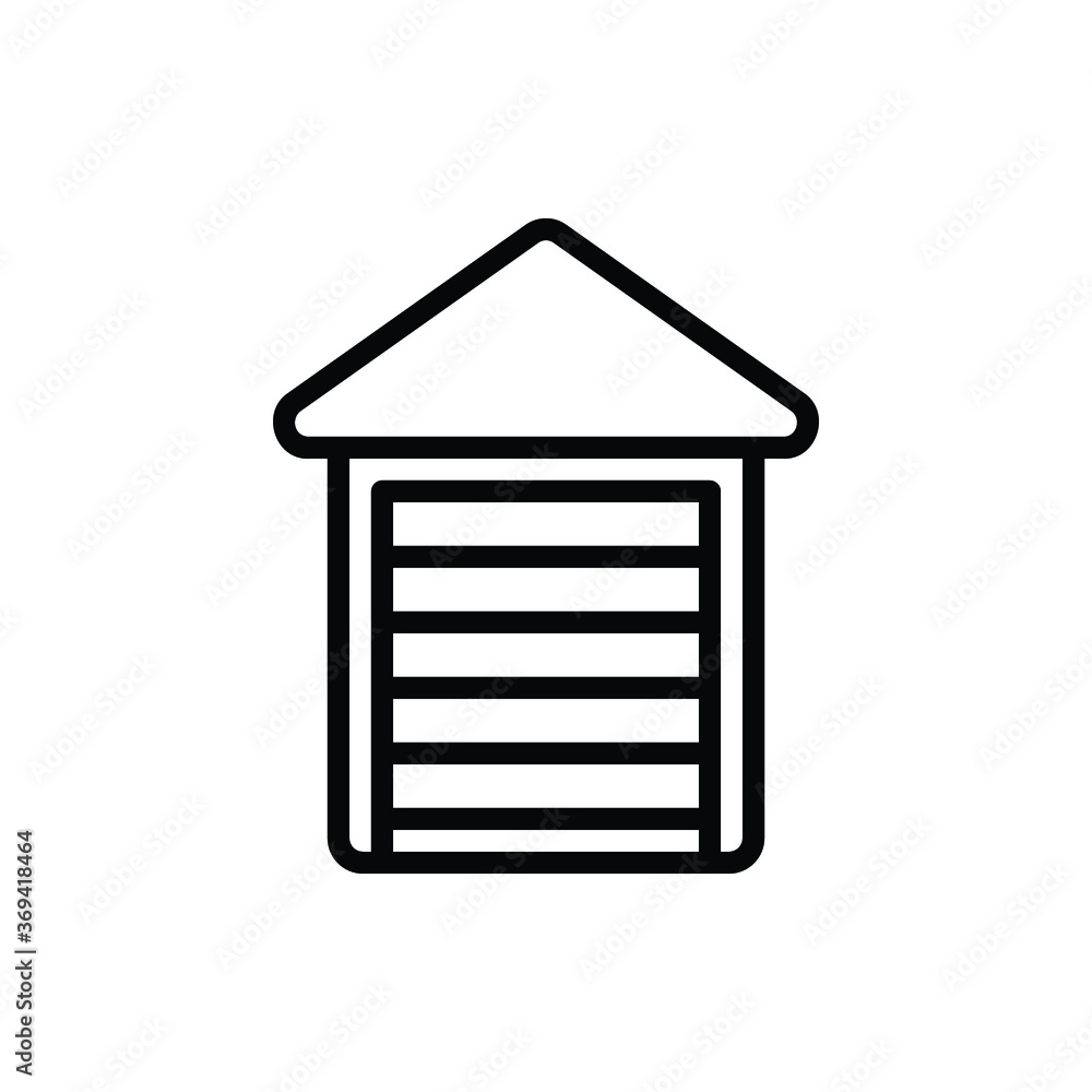Garage, Warehouse Icon Logo Vector Isolated. Furniture and Household Icon Set. Editable Stroke and Pixel Perfect. Garage, Warehouse Icon Logo Vector Isolated. Furniture and Household Icon Set. Editable Stroke and Pixel Perfect.