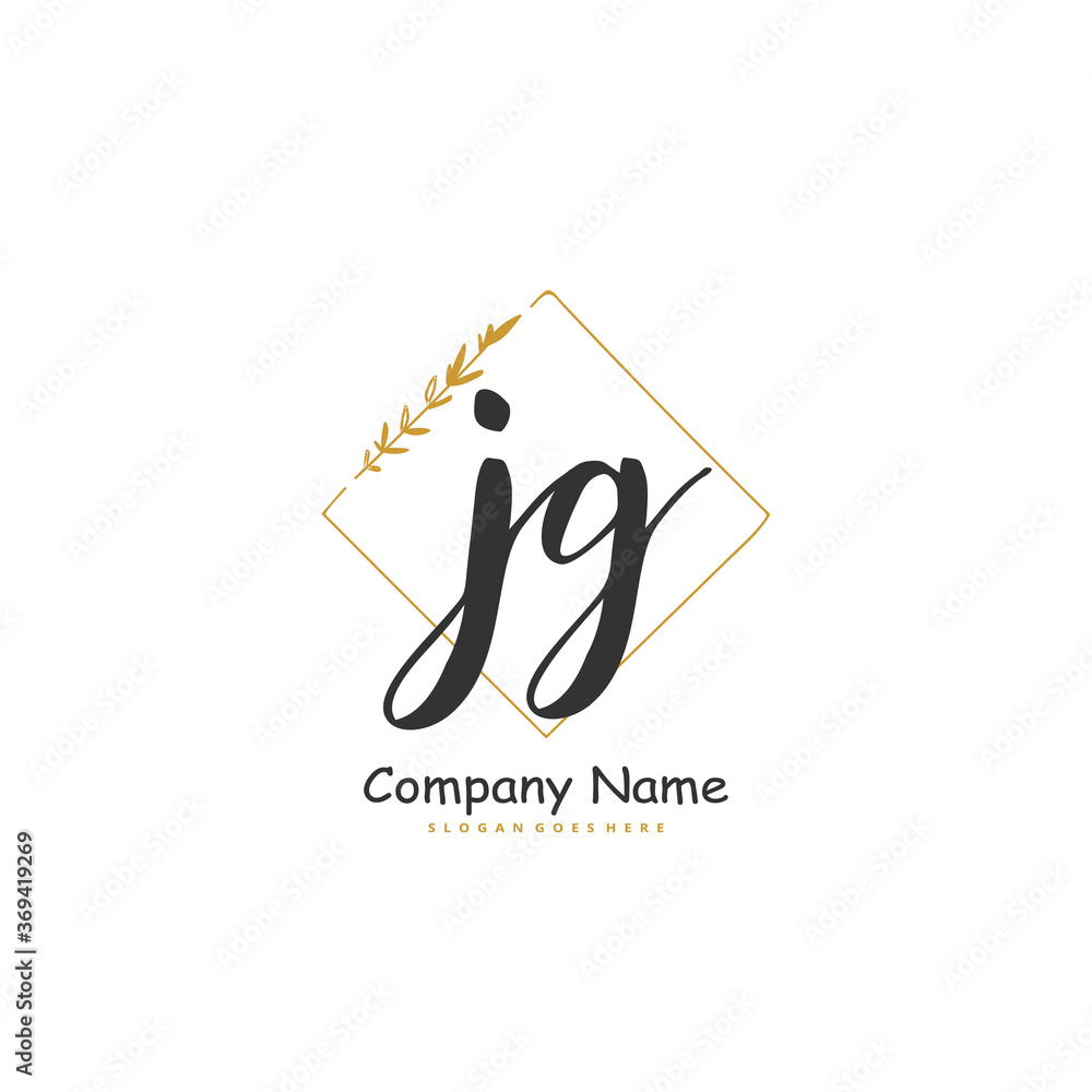 J G JG Initial handwriting and signature logo design with circle. Beautiful design handwritten logo for fashion, team, wedding, luxury logo. J G JG Initial handwriting and signature logo design with circle. Beautiful design handwritten logo for fashion, team, wedding, luxury logo.