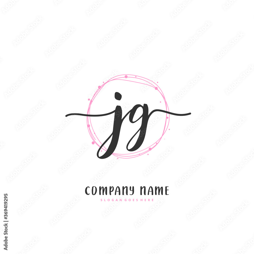 J G JG Initial handwriting and signature logo design with circle. Beautiful design handwritten logo for fashion, team, wedding, luxury logo. J G JG Initial handwriting and signature logo design with circle. Beautiful design handwritten logo for fashion, team, wedding, luxury logo.