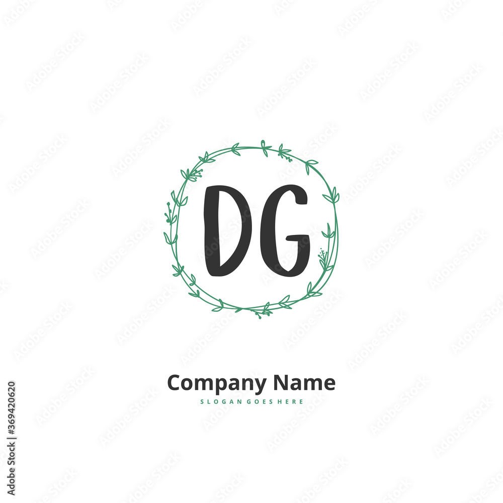 D G DG Initial handwriting and signature logo design with circle. Beautiful design handwritten logo for fashion, team, wedding, luxury logo. D G DG Initial handwriting and signature logo design with circle. Beautiful design handwritten logo for fashion, team, wedding, luxury logo.