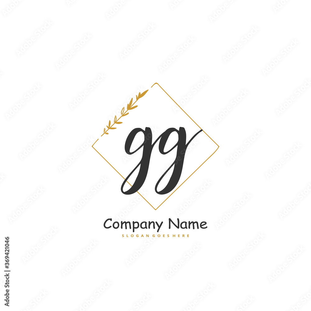G GG Initial handwriting and signature logo design with circle. Beautiful design handwritten logo for fashion, team, wedding, luxury logo. G GG Initial handwriting and signature logo design with circle. Beautiful design handwritten logo for fashion, team, wedding, luxury logo.