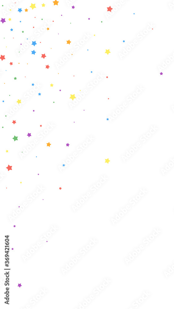 Festive trending confetti. Celebration stars. Joyo