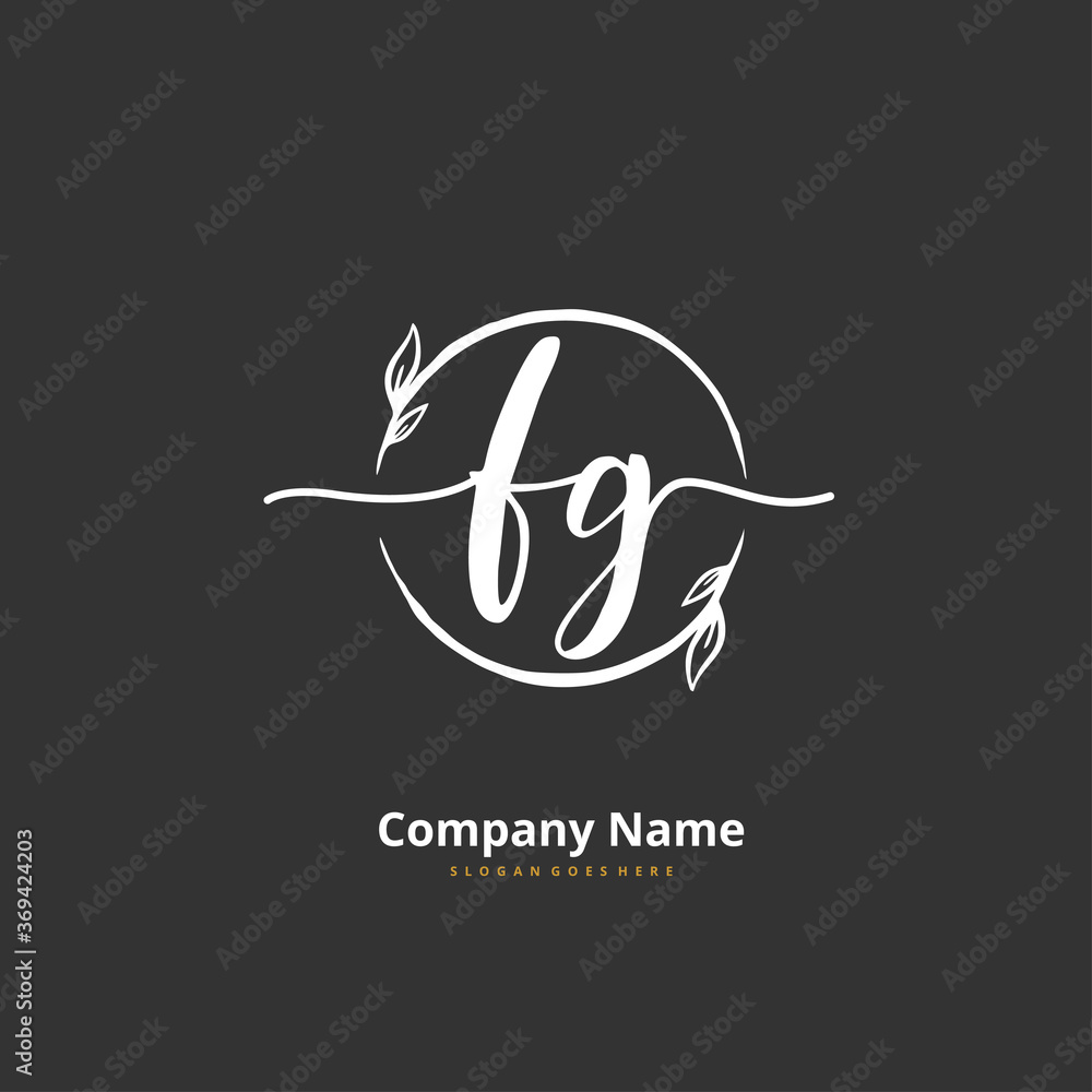 F G FG Initial handwriting and signature logo design with circle. Beautiful design handwritten logo for fashion, team, wedding, luxury logo. F G FG Initial handwriting and signature logo design with circle. Beautiful design handwritten logo for fashion, team, wedding, luxury logo.