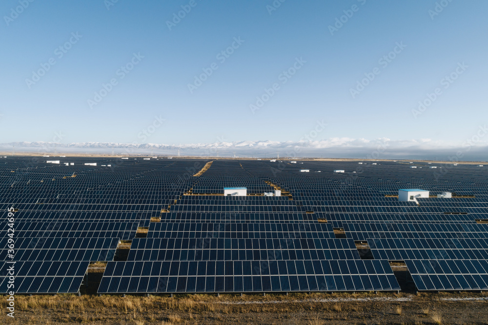 aerial view of a photovoltaic power station aerial view of a photovoltaic power station