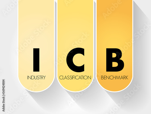 ICB - Industry Classification Benchmark acronym, technology concept background