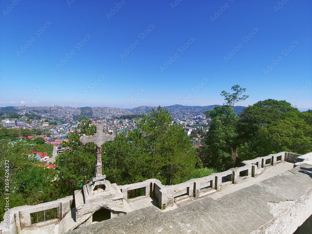 view from the top of a church