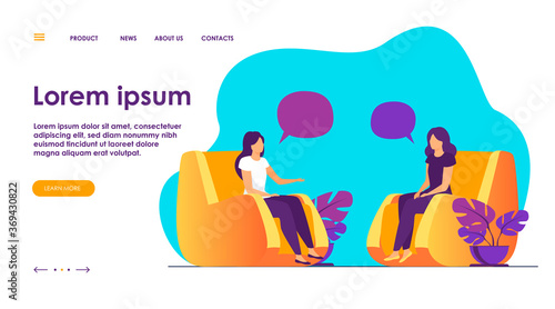 Group therapy and support concept. People meeting together to discuss addiction problem with psychologist. Flat vector illustration for counselling and help topics