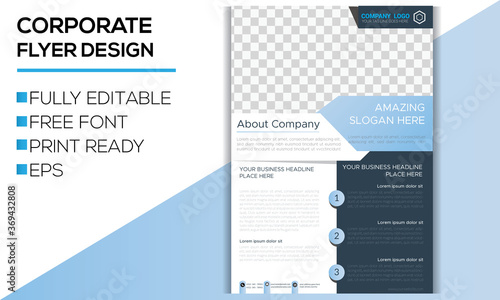 Modern Corporate Flyer Designer Template