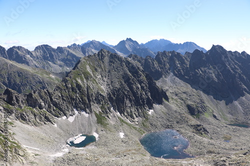 Widok na Szczyrbski Szczyt - Tatry Wysokie, Słowacja