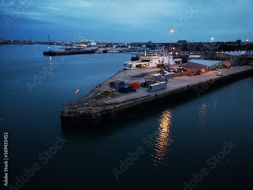 The Port of Southampton is a passenger and cargo port in the central part of the south coast of England. It is the UK's number one vehicle handling port.