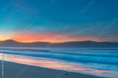 Light High Cloud Sunrise Seascape