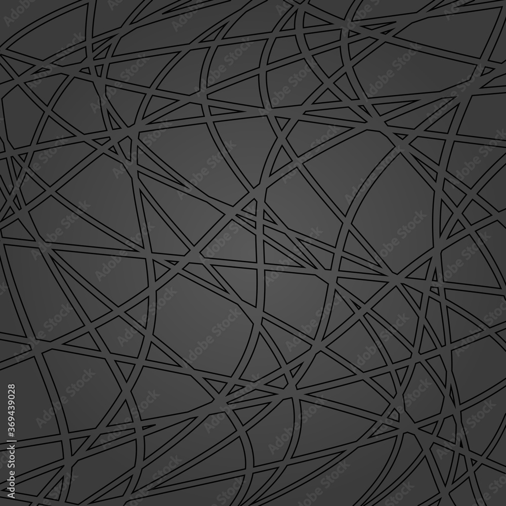 Dark vector ornament. Modern background. Geometric modern wavy pattern Dark vector ornament. Modern background. Geometric modern wavy pattern