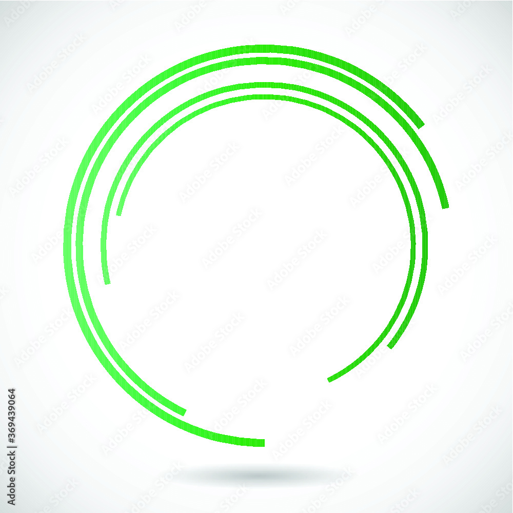 Lines in Circle Form. Vector abstract logo design in circular form Lines in Circle Form. Vector abstract logo design in circular form