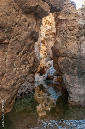 Inside of the Sesriem Canyon