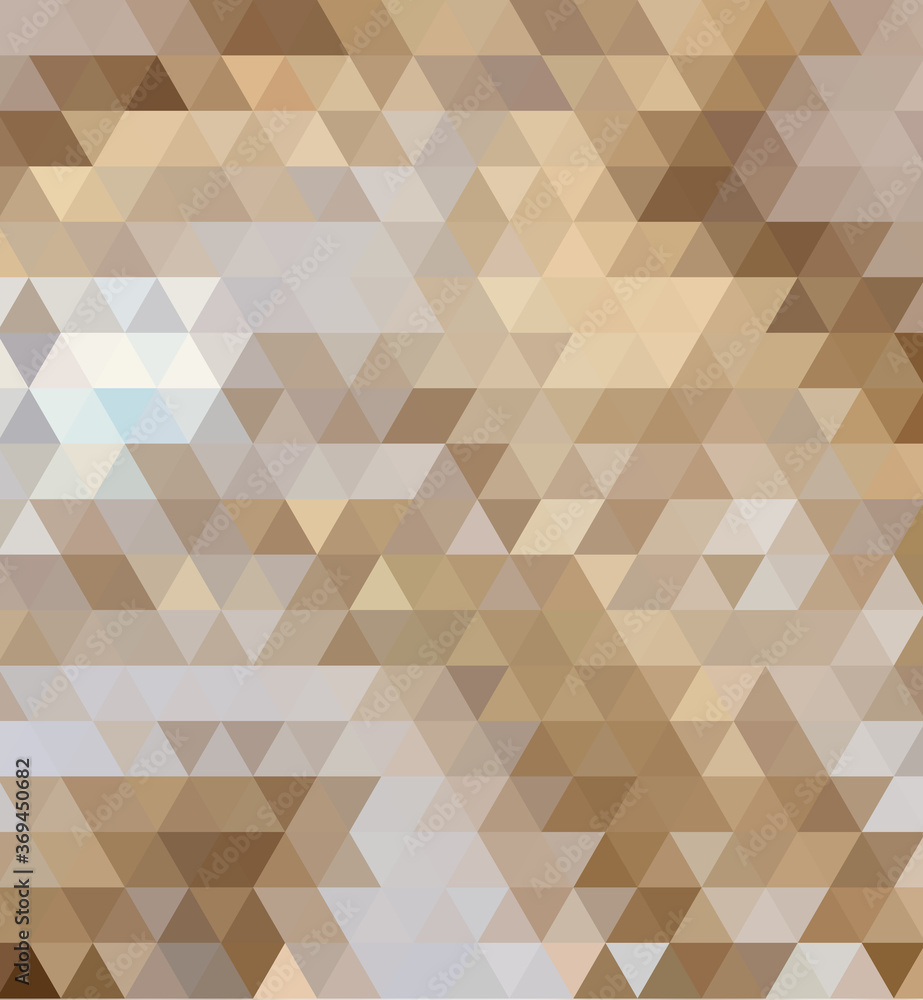 Brown vector geometric background for cover design, book design, website background.