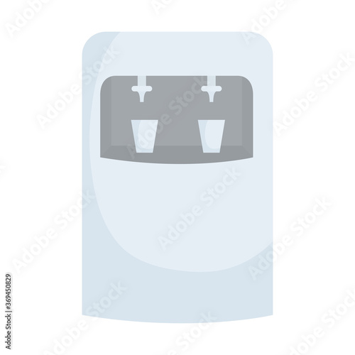 water dispenser office isolated icon