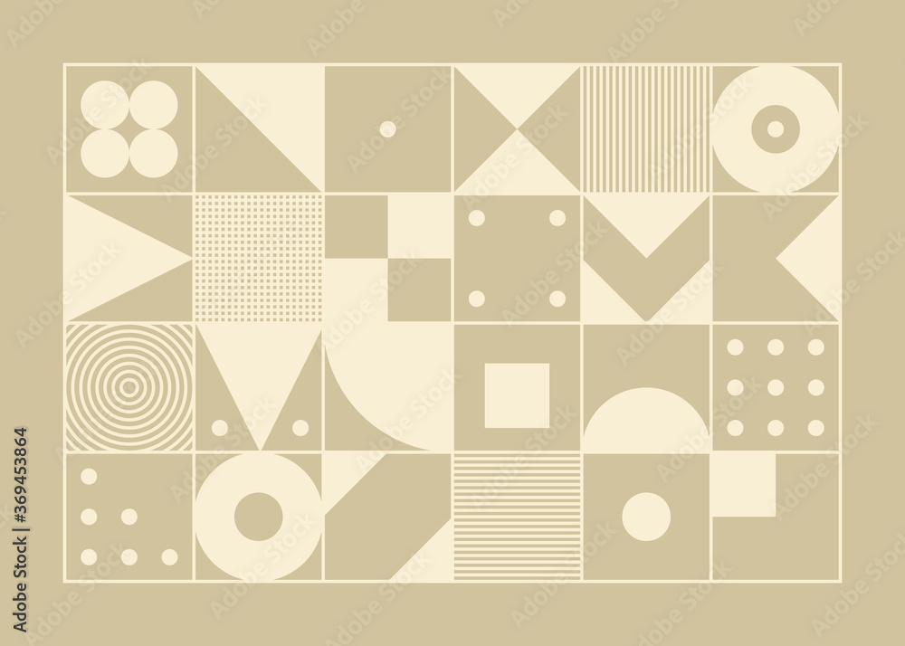 Obraz premium Color geometric design, vector background.