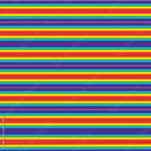 Colorful realistic background from multicolored rainbow. Natural arcuate phenomenon in the sky. Vector Illustration