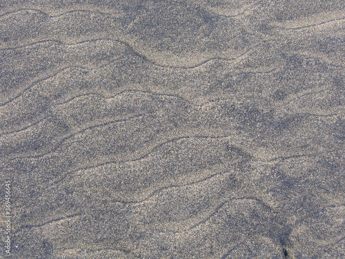 Waves structures in the sand beach, Gran Canaria, Spain