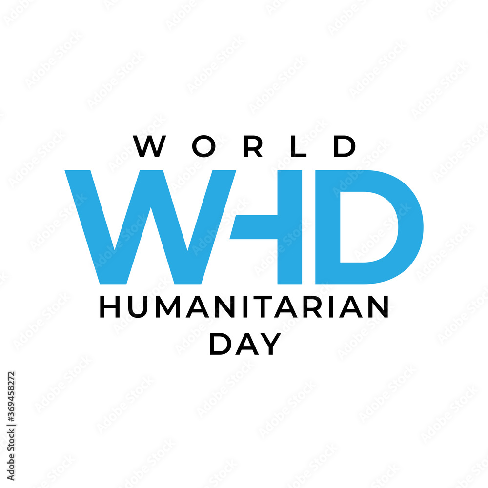 Vector Illustration Of World Humanitarian Day. Vector Illustration Of World Humanitarian Day.