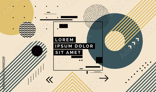 Modern abstract cover, minimal cover design. Colorful geometric background, vector illustration.