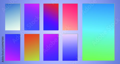 Color gradient cover design. Vibrant background for screen, poster, banner, wallpaper, social media post